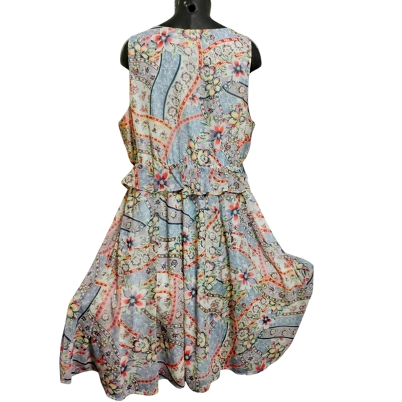 Women's Motherhood Maternity Dress Spring Baby Shower Multi Color Floral Print L - Picture 4 of 10